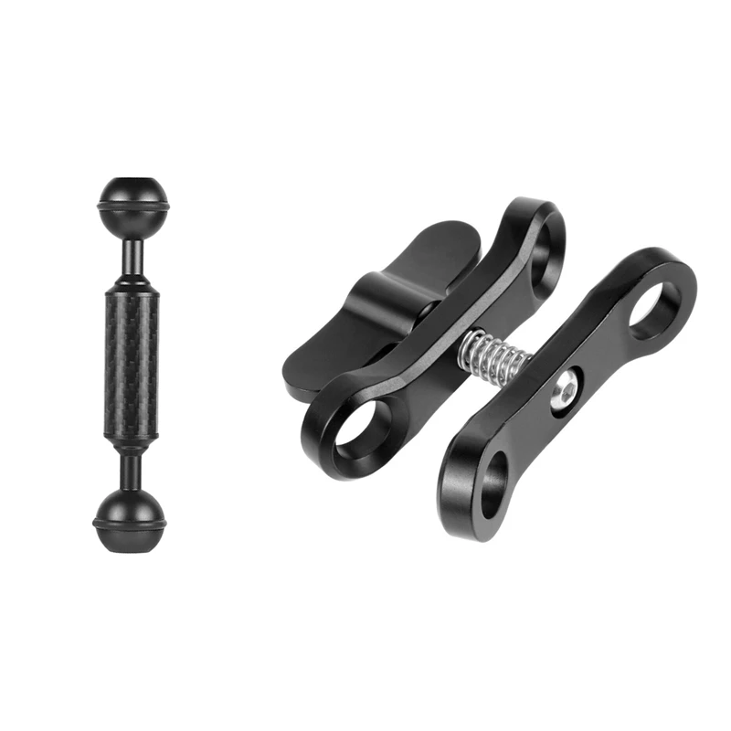 CNC Butterfly Clip Diving Clamp Light Connector Ball Head Mount Tripod Adapter With Carbon Fiber Float Extension Arm
CNC Butterfly Clip Diving Clamp Light Connector Ball Head Mount Tripod Adapter With Carbon Fiber Float Extension Arm