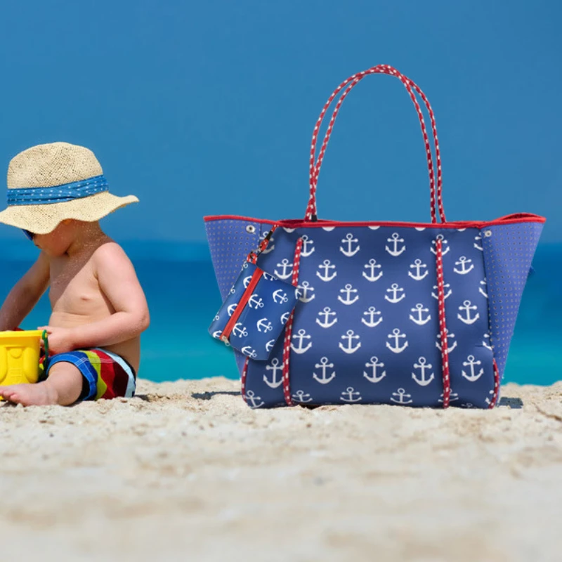 Wholesale New Design Fashion Outdoor Water Proof Perforated Neoprene Beach Bag Shopping Designer Dag Purses And Handbags
Wholesale New Design Fashion Outdoor Water Proof Perforated Neoprene Beach Bag Shopping Designer Dag Purses And Handbags