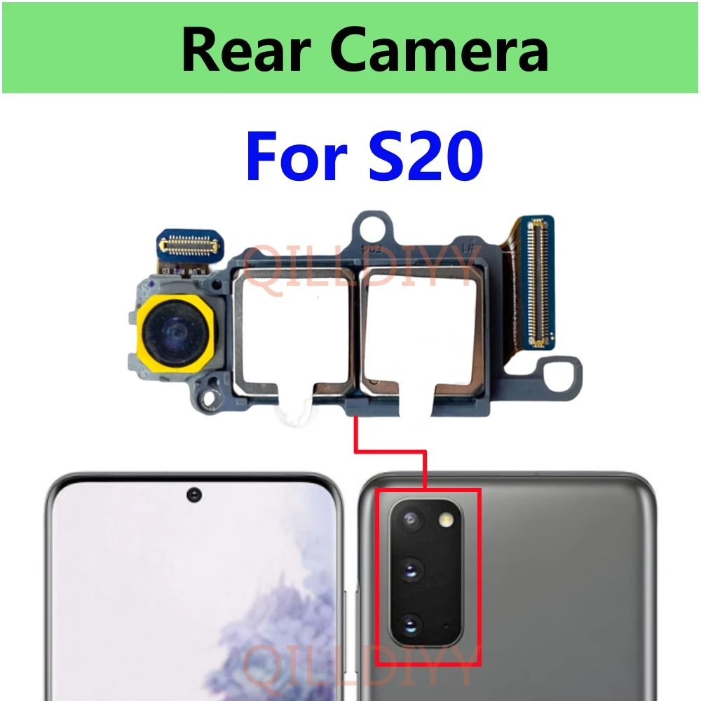 Original Back Camera For Samsung Galaxy S20 G980F G981B G981U G981N 4G 5G Rear Camera Module Backside View Flex Cable Parts
Original Back Camera For Samsung Galaxy S20 G980F G981B G981U G981N 4G 5G Rear Camera Module Backside View Flex Cable Parts