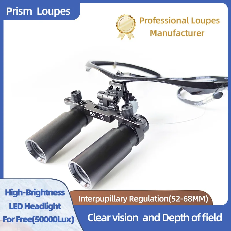 Prism Medical Surgical Dental 6.0X Kepler Binocular Magnifier Loupes ENT Dental ophthalmolog
Prism Medical Surgical Dental 6.0X Kepler Binocular Magnifier Loupes ENT Dental ophthalmolog