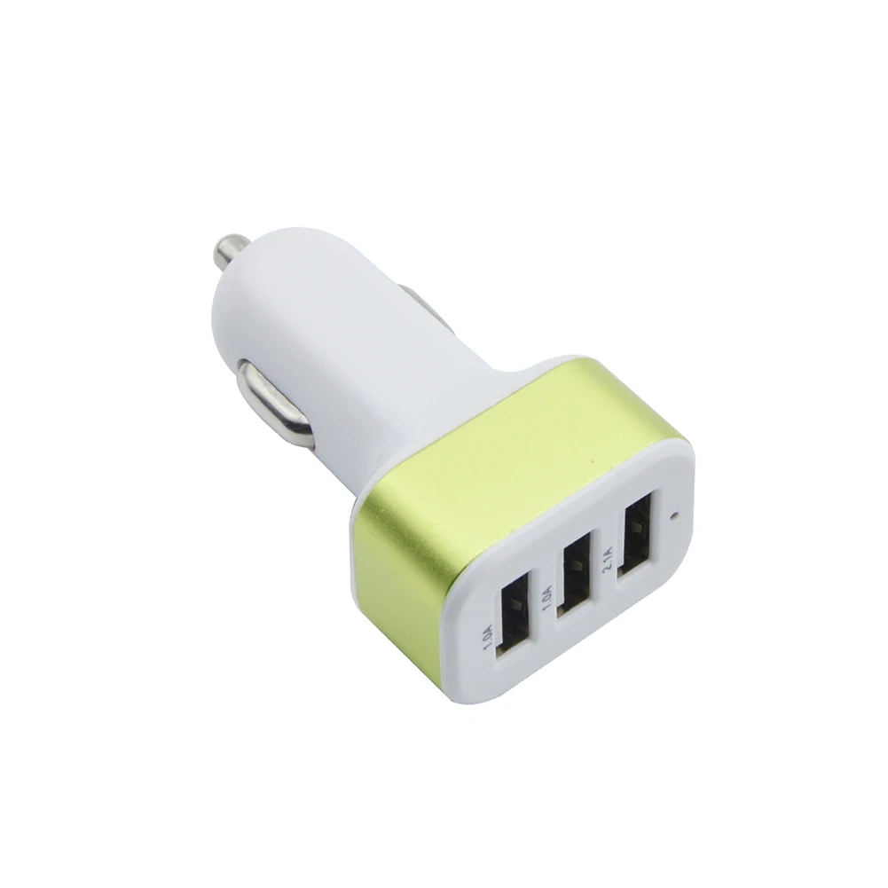 3USB Fast Car Charger Square Belt Aluminum Alloy Mobile Phone Car Charger Car Charger Random Color Car Accessorry
3USB Fast Car Charger Square Belt Aluminum Alloy Mobile Phone Car Charger Car Charger Random Color Car Accessorry