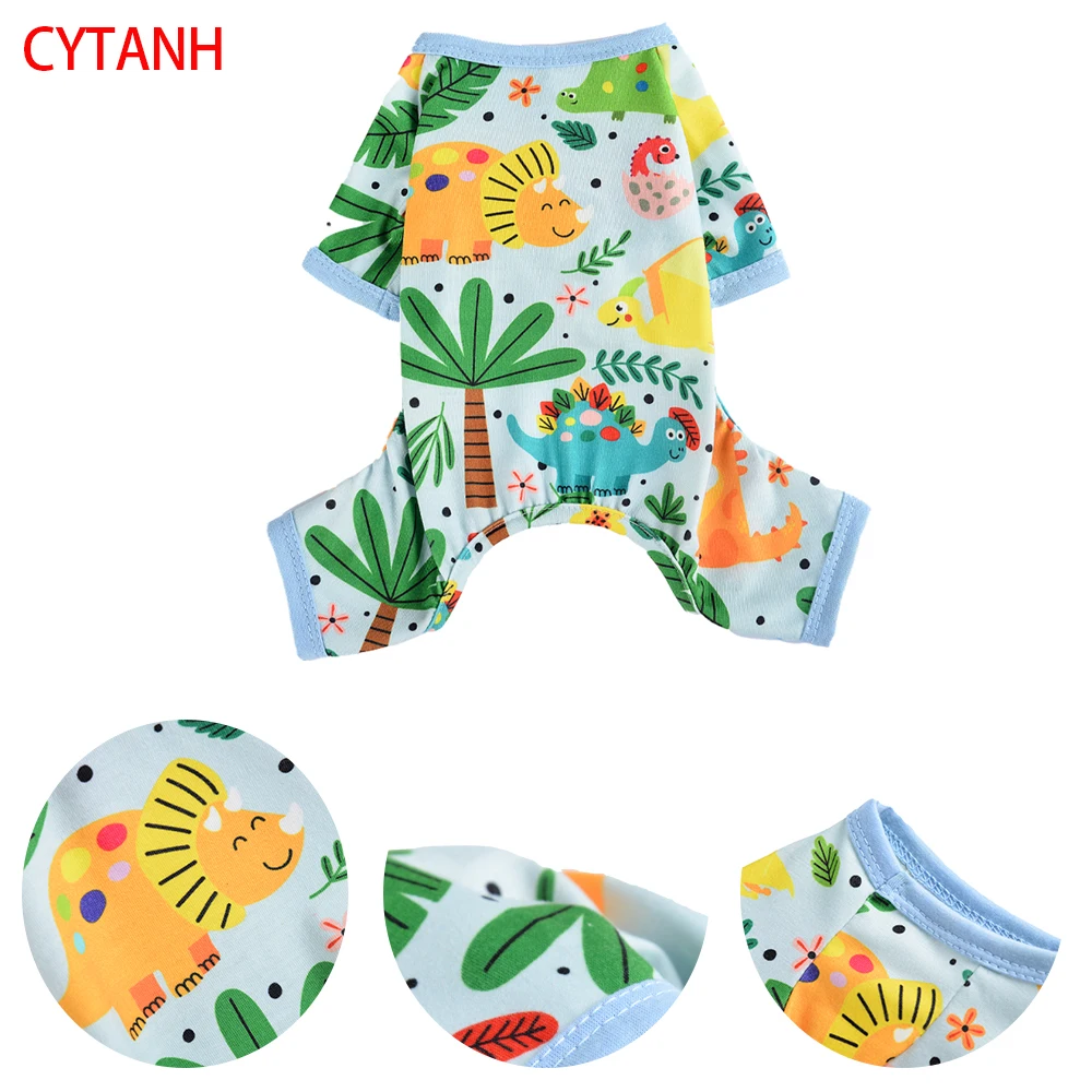 Spring Pet Dog Clothes Soft Breathable Cuffs Restrained Cute Print Small Medium Large Dinosaur Pet Costume Dogs Green
Spring Pet Dog Clothes Soft Breathable Cuffs Restrained Cute Print Small Medium Large Dinosaur Pet Costume Dogs Green