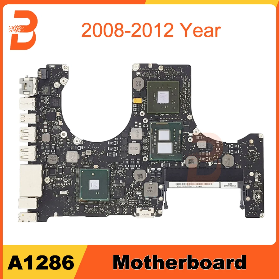 Original A1286 Motherboard Core 2 i5 i7 For MacBook Pro 15" Logic Board 820-2850-A 820-2915-A 2008 2009 2010 2011 2012 Year
Original A1286 Motherboard Core 2 i5 i7 For MacBook Pro 15" Logic Board 820-2850-A 820-2915-A 2008 2009 2010 2011 2012 Year