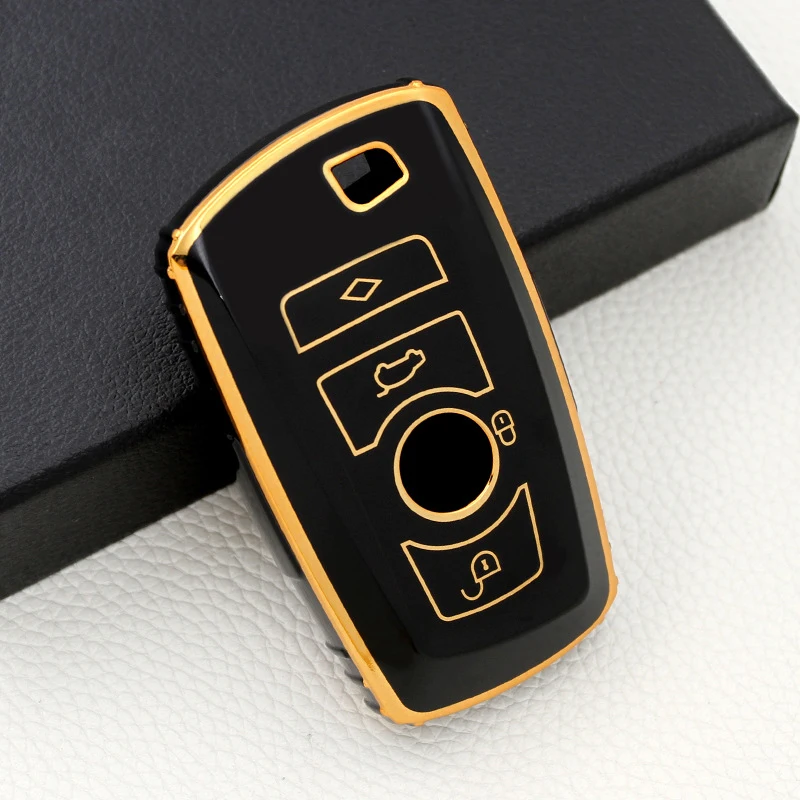 TPU Car Remote Key Case For BMW 1 3 4 5 6 7 Series X1 X4 X5 X6 F20 F30 G20 F31 F34 F10 F11 F25 E60 E90 Car Key Protective Cover
TPU Car Remote Key Case For BMW 1 3 4 5 6 7 Series X1 X4 X5 X6 F20 F30 G20 F31 F34 F10 F11 F25 E60 E90 Car Key Protective Cover