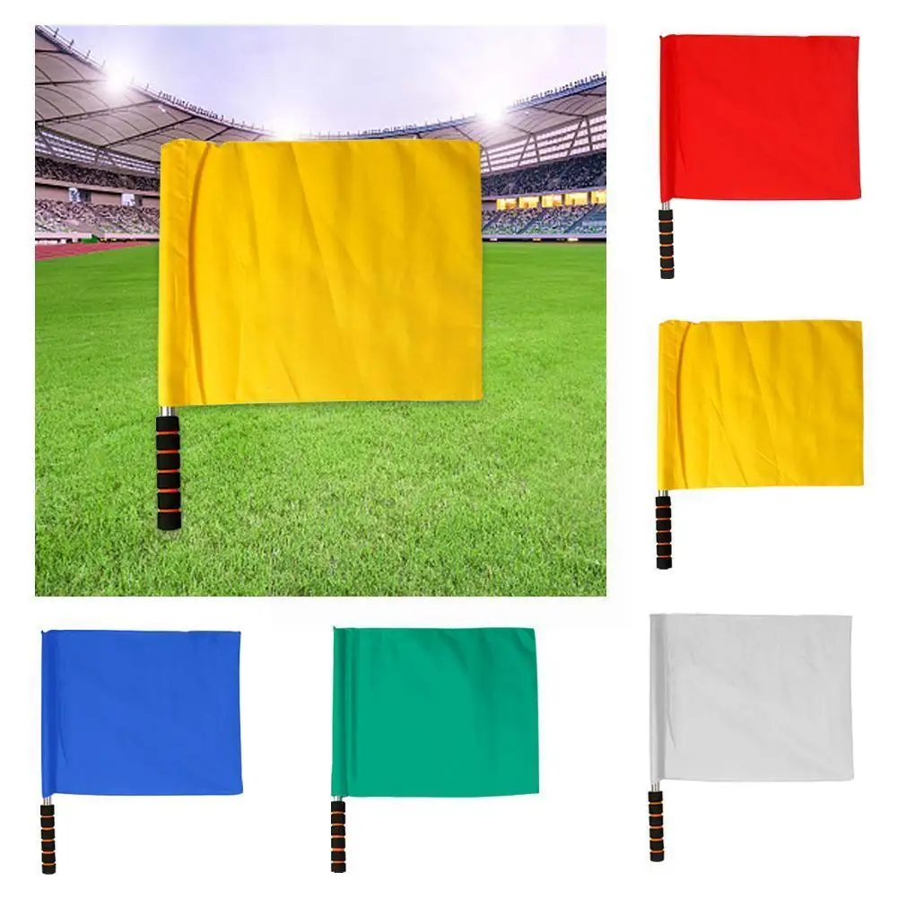 Football Referee Flag Sponge Handle Sweat Absorbent Waterproof Signal Flag Competition Soccer Color Bright Eye-catching Ref H6a9
Football Referee Flag Sponge Handle Sweat Absorbent Waterproof Signal Flag Competition Soccer Color Bright Eye-catching Ref H6a9