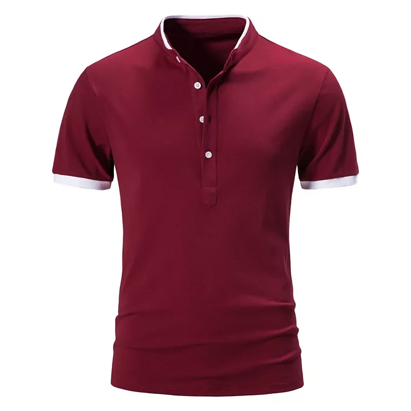 Summer Short Sleeve Basic Stand Collar POLO Shirt Men's T-Shirt Top Mege Brand Tactical Shirt Short SleeveMen's Polo T shirt
Summer Short Sleeve Basic Stand Collar POLO Shirt Men's T-Shirt Top Mege Brand Tactical Shirt Short SleeveMen's Polo T shirt