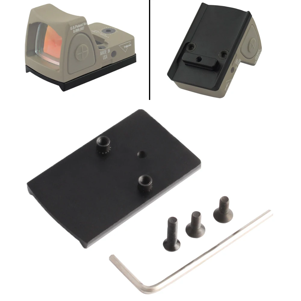 RMR Mounting Kit Glock Plate Base Mount Fits RMR VISM Red Dot Sight For Real fIRE Caliber Fit Glock 17 19 22 Hunting Accessory
RMR Mounting Kit Glock Plate Base Mount Fits RMR VISM Red Dot Sight For Real fIRE Caliber Fit Glock 17 19 22 Hunting Accessory
