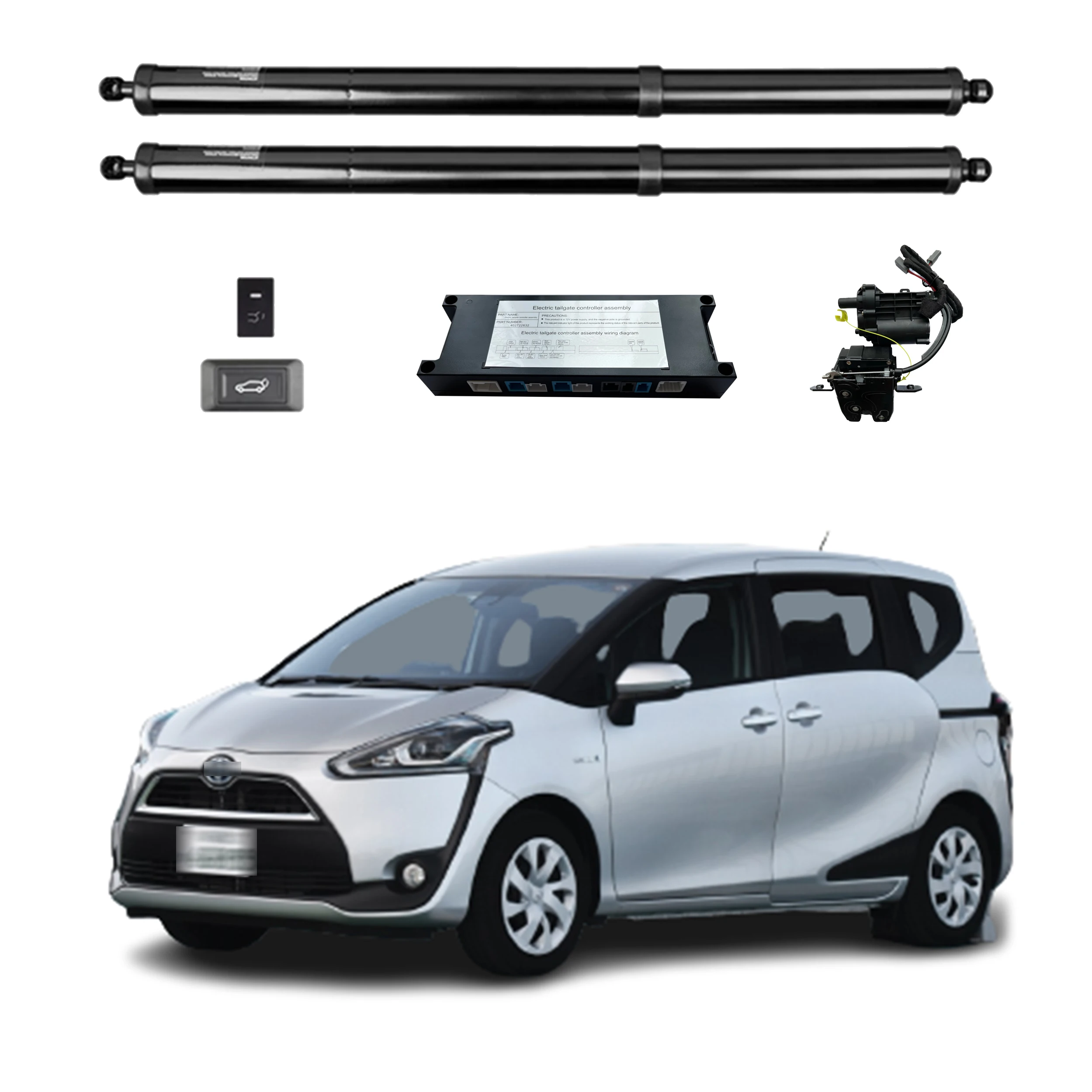 For Toyota Sienta 2015-2022 Smart Power Tailgate Rear Door Auto Trunk With Remote Control Hands-Free Foot-Activated Optional
For Toyota Sienta 2015-2022 Smart Power Tailgate Rear Door Auto Trunk With Remote Control Hands-Free Foot-Activated Optional
