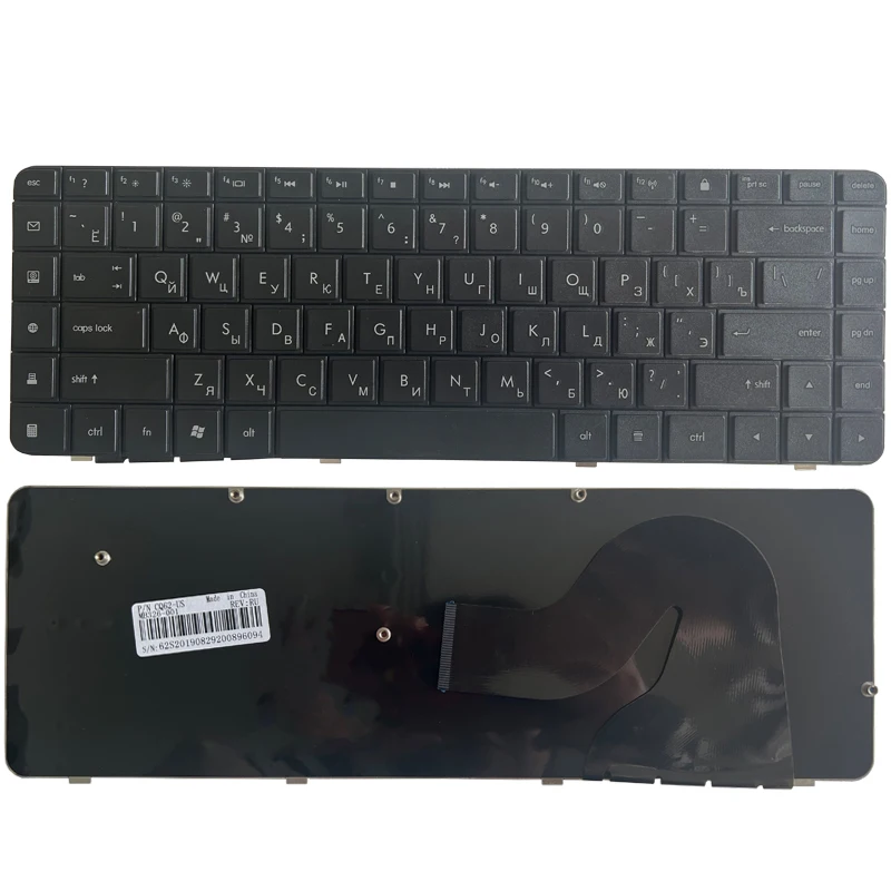 

Russian Keyboard for HP Compaq Presario 56 62 CQ56 G56 CQ62 G62 RU Black AEAX6U00210 keyboard 9Z.N4SSQ.001 AEAX6U00110