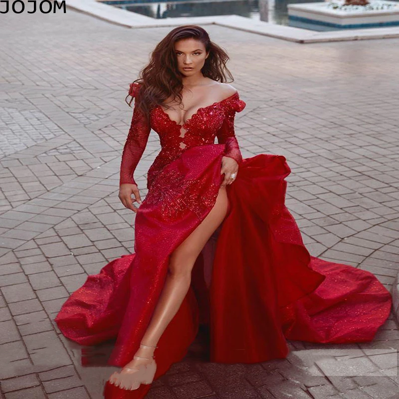 Boho Dress 2022 Women Mermaid Formal Evening Gowns Long Sleeve Design Delicate Decals V Neck Evening Dress Prom Gowns
Boho Dress 2022 Women Mermaid Formal Evening Gowns Long Sleeve Design Delicate Decals V Neck Evening Dress Prom Gowns