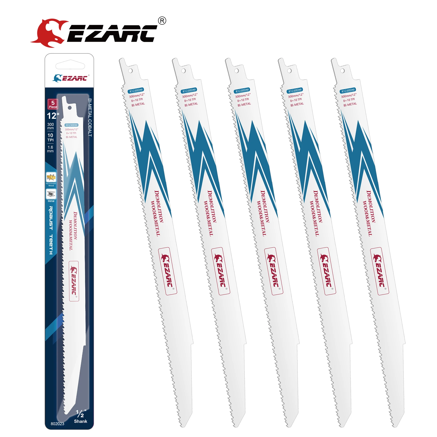 Сабельная пила EZARC для электрического инструмента по дереву для демонтажа композитных материалов и металла 150/225/300 мм 8 + 10TPI R630DM
Сабельная пила EZARC для электрического инструмента по дереву для демонтажа композитных материалов и металла 150/225/300 мм 8 + 10TPI R630DM