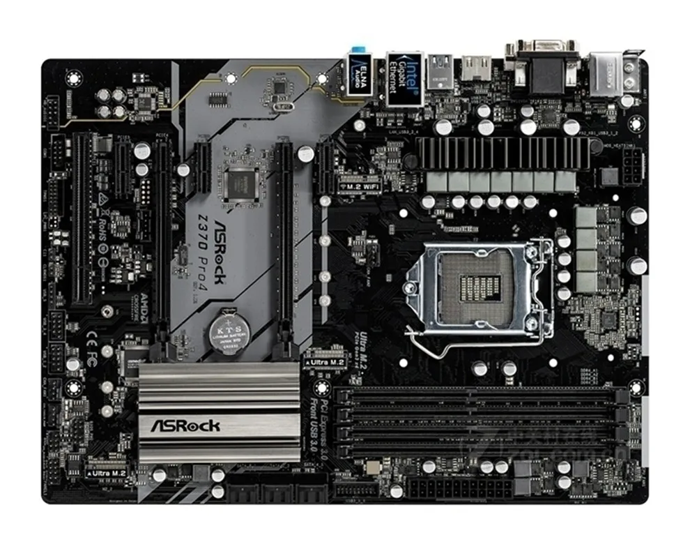 ASRock Z370 Pro4 Motherboard ATX LGA 1151 Intel Z370 DDR4 64GB PCI-E 3.0 SATA 3.0 Desktop Mainboard Z370 Pro 4
ASRock Z370 Pro4 Motherboard ATX LGA 1151 Intel Z370 DDR4 64GB PCI-E 3.0 SATA 3.0 Desktop Mainboard Z370 Pro 4