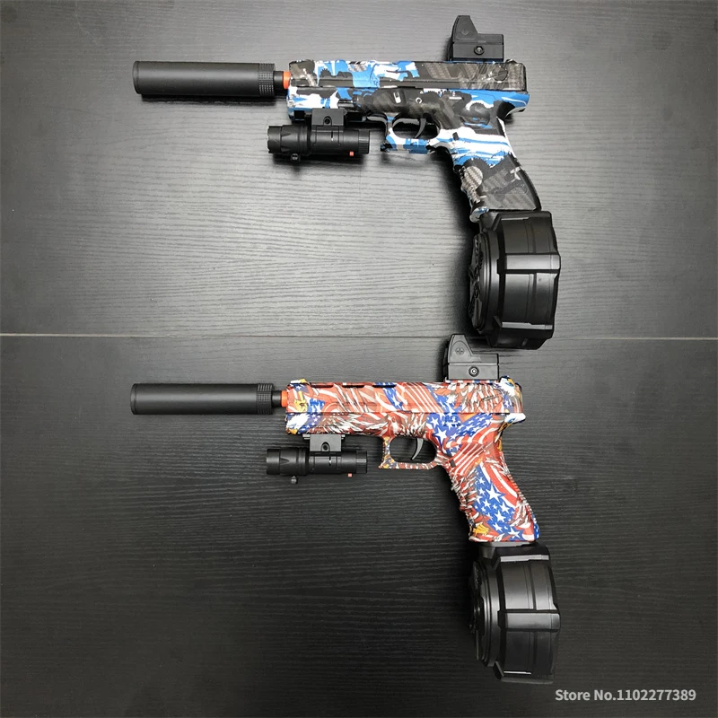 

Игрушечный пистолет Gel Blaster, игрушечный пистолет GLK, мяч-брызговик для страйкбола, пистолет для игр на открытом воздухе, электрический пистолет для взрослых и детей, CS Go, подарок