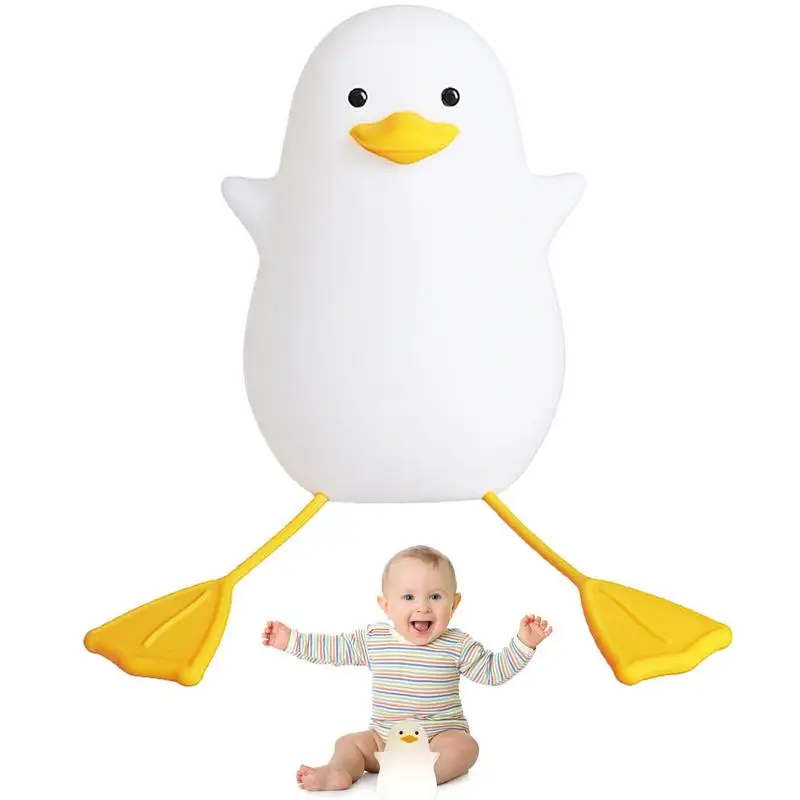 Duck Night Light Cute Duck Lamp With LED Silicone Dimmable Nursery Nightlight Rechargeable Bedside Touch Lamp For Breastfeeding
Duck Night Light Cute Duck Lamp With LED Silicone Dimmable Nursery Nightlight Rechargeable Bedside Touch Lamp For Breastfeeding