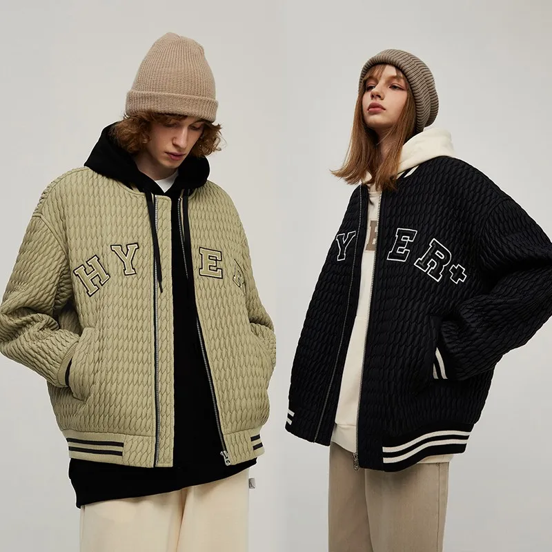 Демисезонная теплая технология, стеганая бейсбольная куртка, американская куртка с вышивкой в стиле преппи для мужчин и женщин
Демисезонная теплая технология, стеганая бейсбольная куртка, американская куртка с вышивкой в стиле преппи для мужчин и женщин