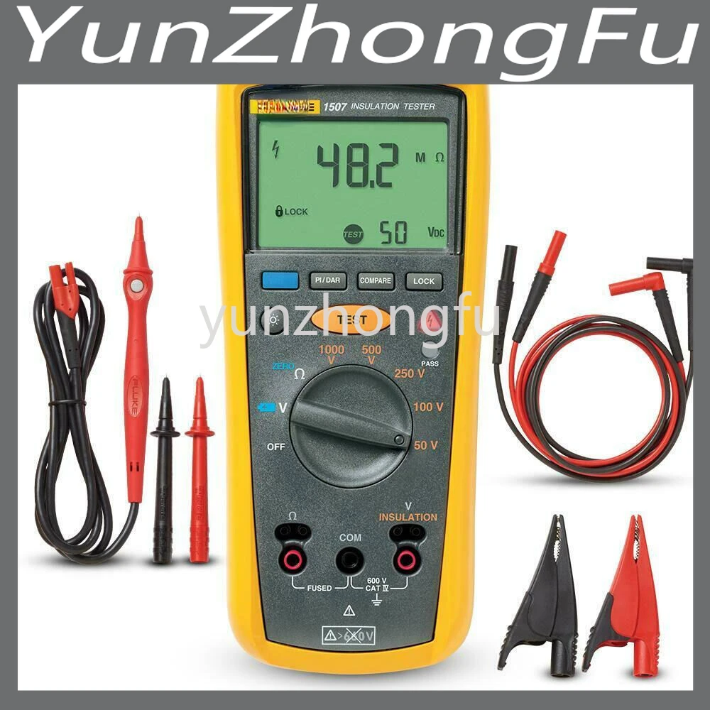 Added user protect Compact rugged reliable easy to use Save both time and money Fluke 1507 Insulation Resistance Tester
Added user protect Compact rugged reliable easy to use Save both time and money Fluke 1507 Insulation Resistance Tester
