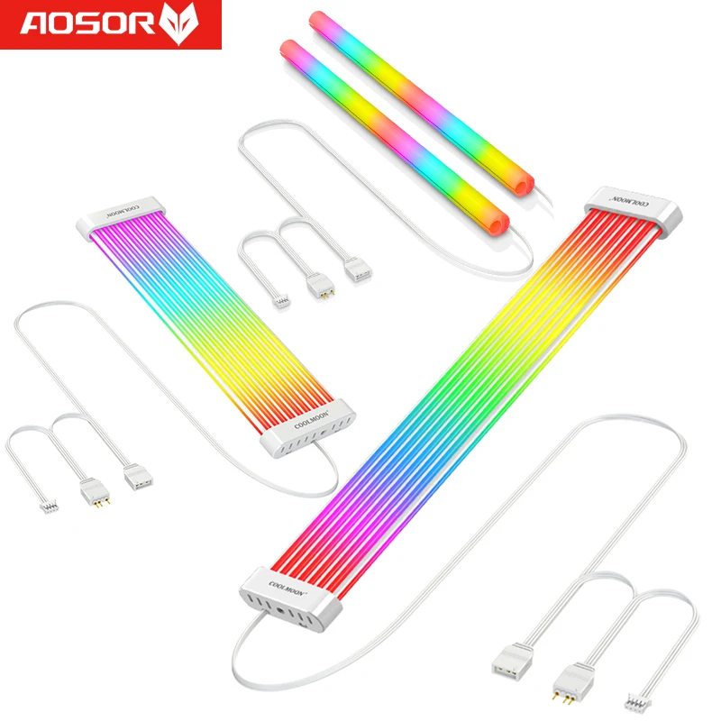 ARGB Light Strip Water Cooling Tube Set PC Components Cooling Tools Insulation Cover 8/24Pin Computer Accessory PC Case Decor
ARGB Light Strip Water Cooling Tube Set PC Components Cooling Tools Insulation Cover 8/24Pin Computer Accessory PC Case Decor