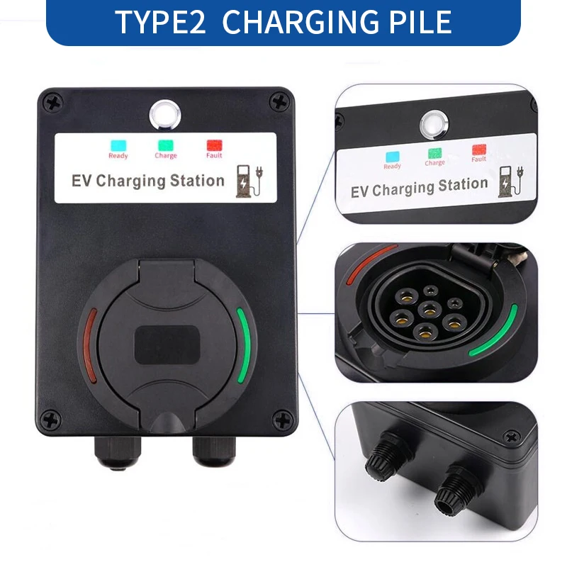32A 3 Phase 22KW Electric Vehicle Charging Station EVSE Wallbox Wall Mount Type 2 Female Socket IEC 62196Type 2 EV Wall-mounted
32A 3 Phase 22KW Electric Vehicle Charging Station EVSE Wallbox Wall Mount Type 2 Female Socket IEC 62196Type 2 EV Wall-mounted