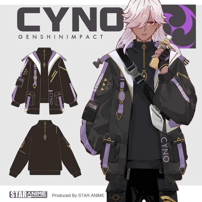 Genshin Impact Cyno Cosplay Cool Hooded Coat Harajuku Casual Hoodies Sweatshirt Springs Autumn Unisex Loose Jacket Pants Suits
Genshin Impact Cyno Cosplay Cool Hooded Coat Harajuku Casual Hoodies Sweatshirt Springs Autumn Unisex Loose Jacket Pants Suits