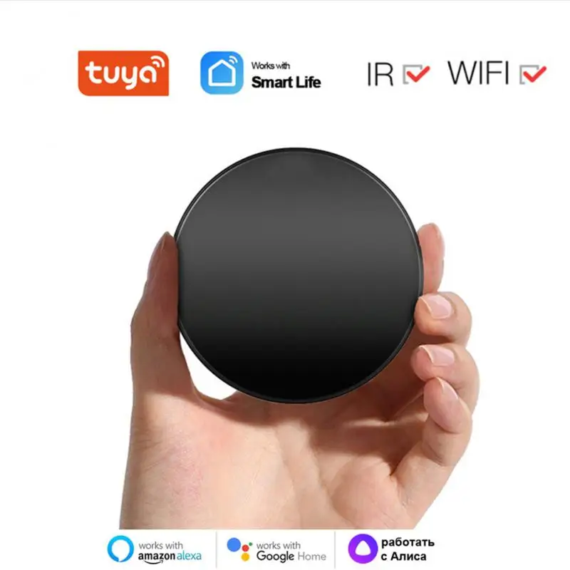 Tuya WiFi IR Remote Controller Mini Smart Home Remote Control For TV Air Conditioning Voice Control Work With Alexa Google Home
Tuya WiFi IR Remote Controller Mini Smart Home Remote Control For TV Air Conditioning Voice Control Work With Alexa Google Home