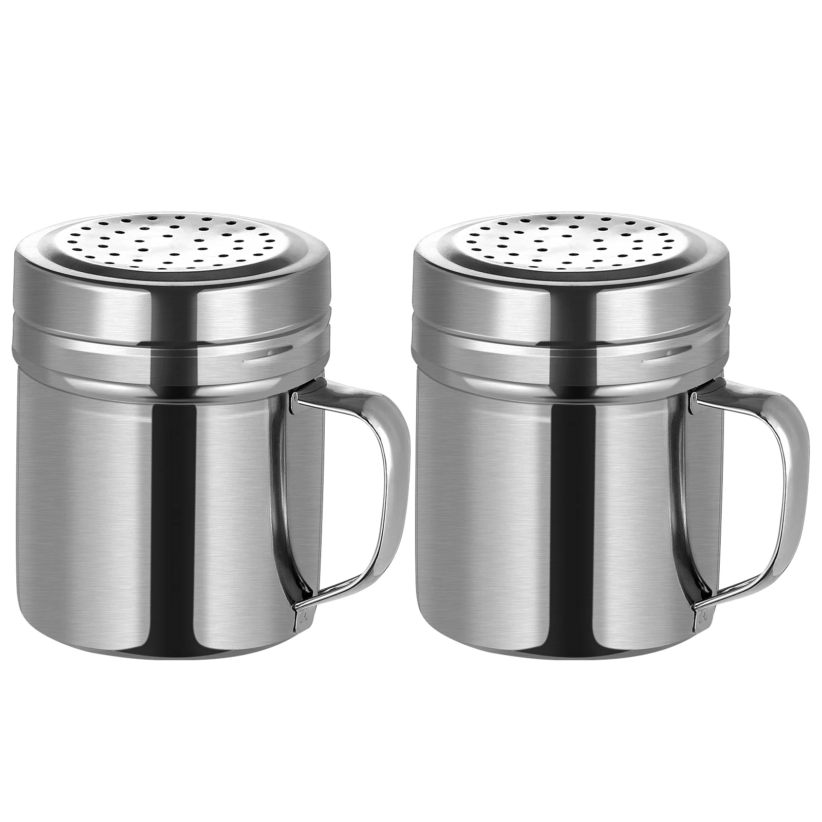 Shaker Sugarlid Powdered Salt Flour Seasoning Handle Dispenser Confectioners Cheese Parmesan Steel Stainless Peppershakers
Shaker Sugarlid Powdered Salt Flour Seasoning Handle Dispenser Confectioners Cheese Parmesan Steel Stainless Peppershakers