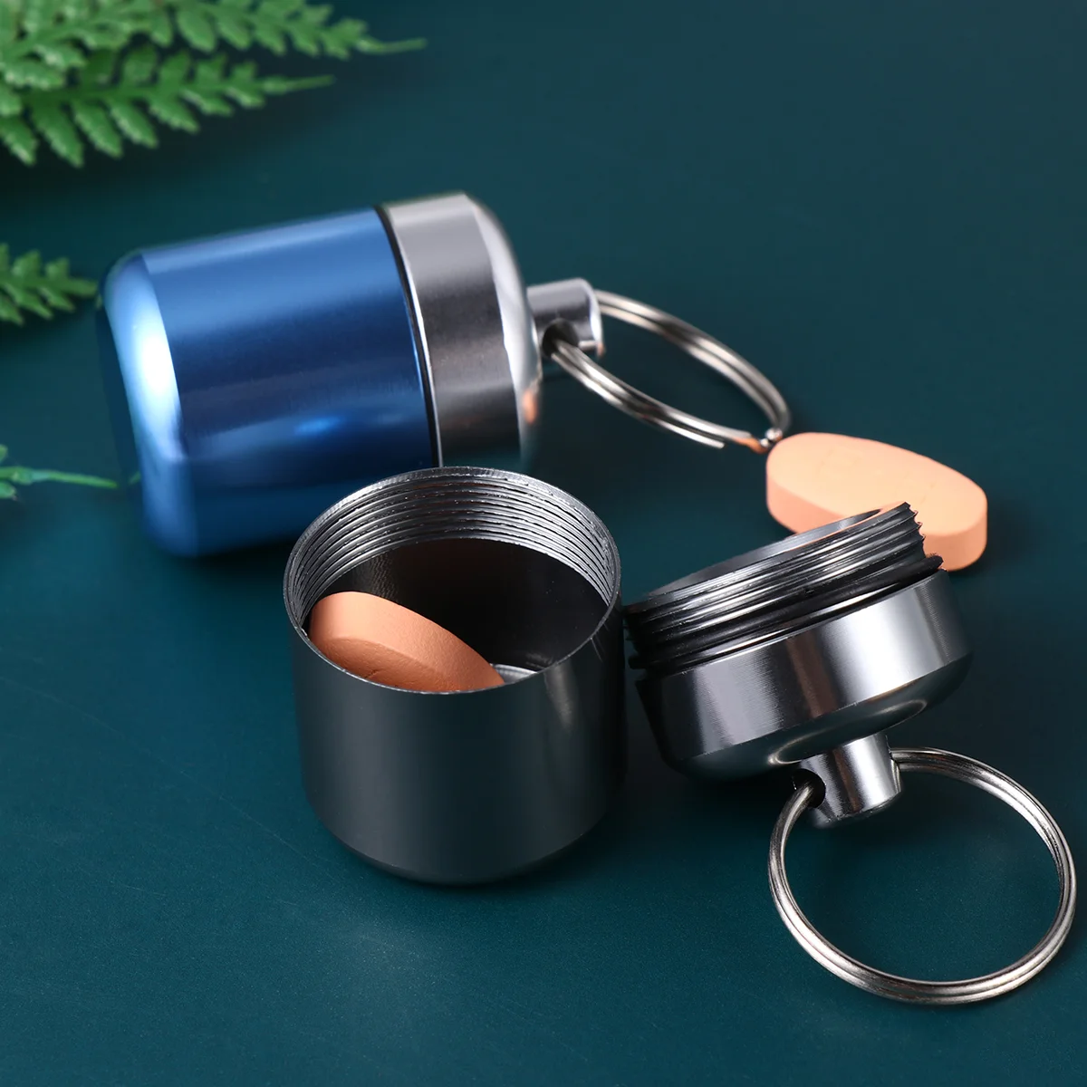 Box Keychain Holder Case Alloy Portable Travel Waterproof Aluminum Container Storage Metal Weekly Day Organizer Supplements
Box Keychain Holder Case Alloy Portable Travel Waterproof Aluminum Container Storage Metal Weekly Day Organizer Supplements