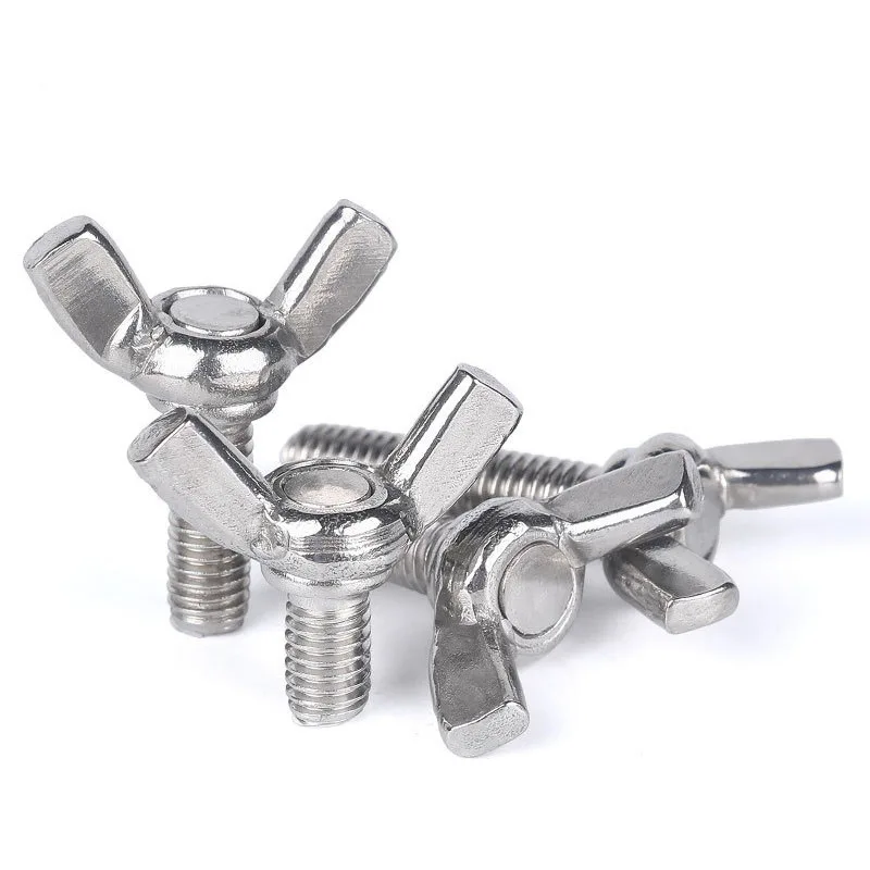 New 20pcs High Quality Wing Bolts Butterfly Screw Stainless Steel M4 M5 M6 M8 Wing Head Thumb Screws
New 20pcs High Quality Wing Bolts Butterfly Screw Stainless Steel M4 M5 M6 M8 Wing Head Thumb Screws