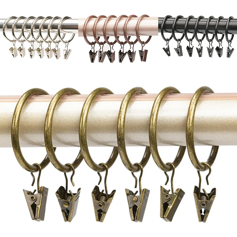 10Pcs/set Metal Curtain Clip Curtain Ring Buckle Hanging Ring Home Decoration Rod Clips Window Shower Clamps Bath Curtain Clip
10Pcs/set Metal Curtain Clip Curtain Ring Buckle Hanging Ring Home Decoration Rod Clips Window Shower Clamps Bath Curtain Clip