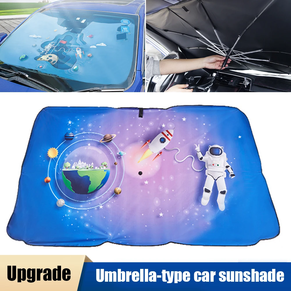 Car Sunshade Silver-coated Fabric Windshield Shade Auto Close Pull Rope Window Cover Summer Shade Sun Protection Heat Insulation
Car Sunshade Silver-coated Fabric Windshield Shade Auto Close Pull Rope Window Cover Summer Shade Sun Protection Heat Insulation
