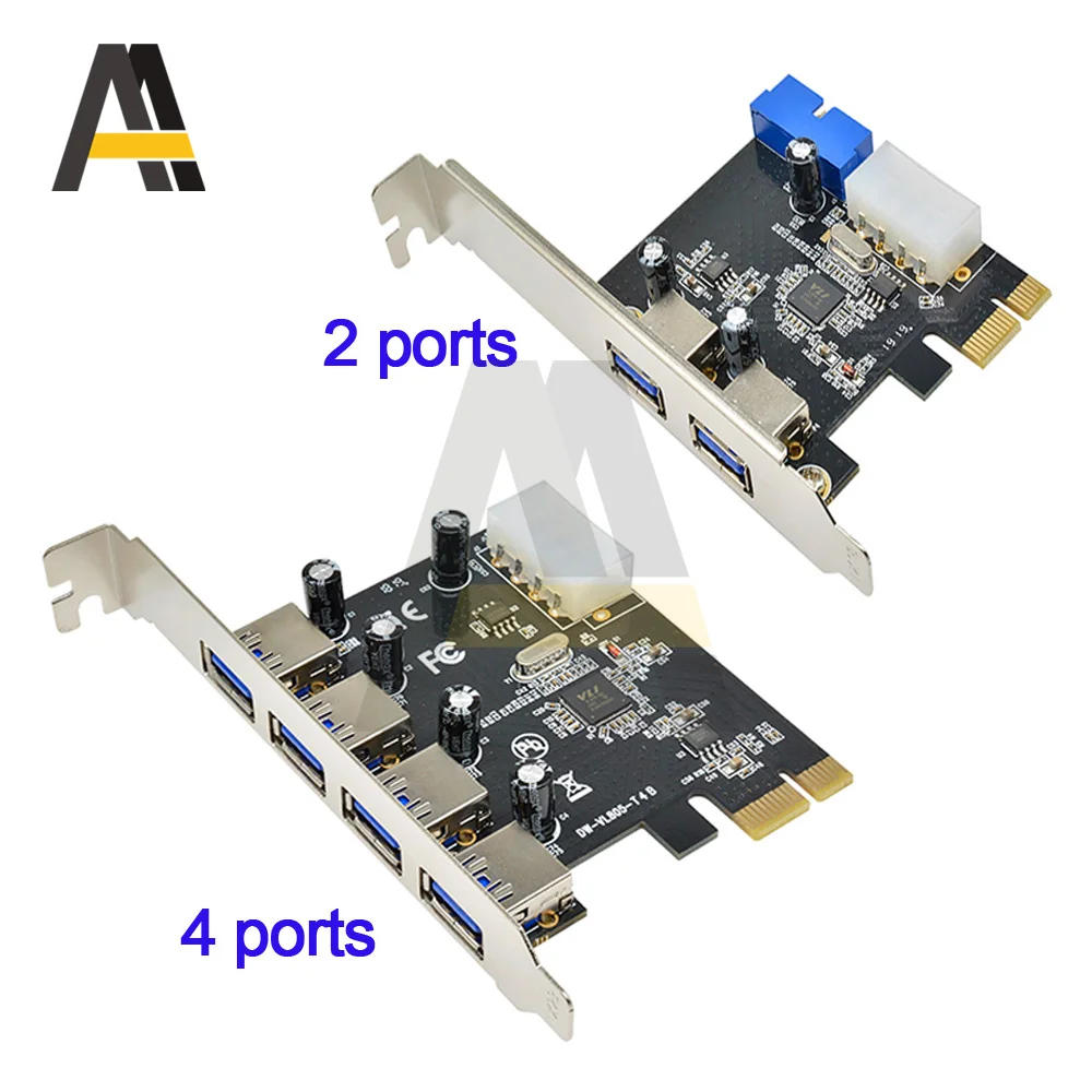 2/4 Port USB 3.0 PCI-E Expansion Card PCI Express PCIe USB 3.0 HUB Adapter 4-Port USB3.0 Controller USB 3 0 PCI PCIe Express 1X
2/4 Port USB 3.0 PCI-E Expansion Card PCI Express PCIe USB 3.0 HUB Adapter 4-Port USB3.0 Controller USB 3 0 PCI PCIe Express 1X