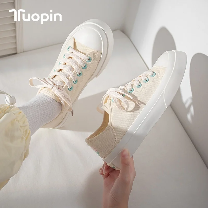 Холщовые туфли Yupin, женская летняя повседневная обувь для доски, универсальная спортивная обувь с вышивкой, кремовые туфли с большой голово... 
Холщовые туфли Yupin, женская летняя повседневная обувь для доски, универсальная спортивная обувь с вышивкой, кремовые туфли с большой голово...