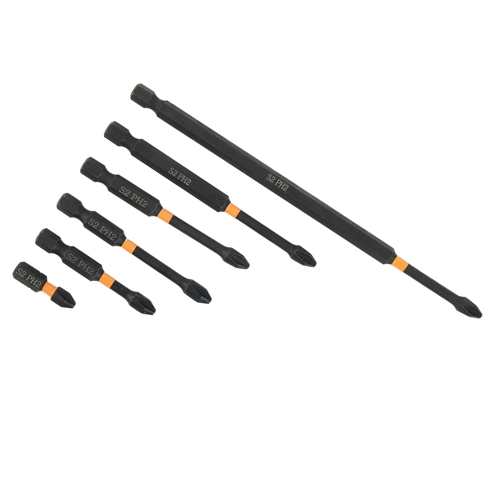 6pcs PH2 Impact Screwdrivers Bit 1/4Inch Hex Shank Electric Screwdrivers Alloy Steel Magnetic Batch Head Cross Hex Drill Bits
6pcs PH2 Impact Screwdrivers Bit 1/4Inch Hex Shank Electric Screwdrivers Alloy Steel Magnetic Batch Head Cross Hex Drill Bits