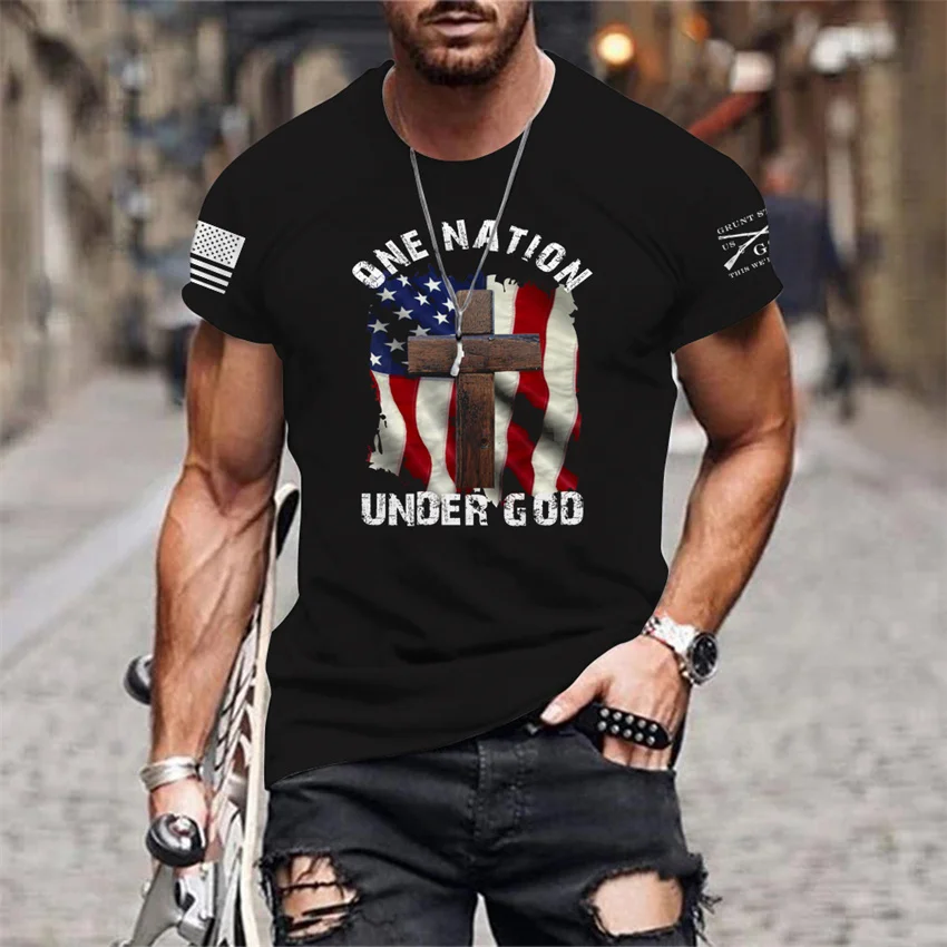 European and American fashion Harajuku new 3D digital printed T-shirt men's casual youth trend round collar short sleeves
European and American fashion Harajuku new 3D digital printed T-shirt men's casual youth trend round collar short sleeves