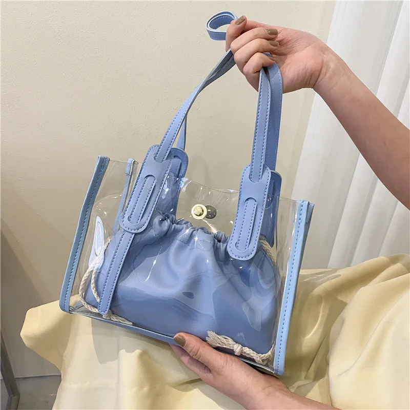 Ladies' Fashion Large-capacity Jelly Shoulder Mother Bag Casual Wild Shopping Mobile Phone Change Messenger Bag Purses
Ladies' Fashion Large-capacity Jelly Shoulder Mother Bag Casual Wild Shopping Mobile Phone Change Messenger Bag Purses