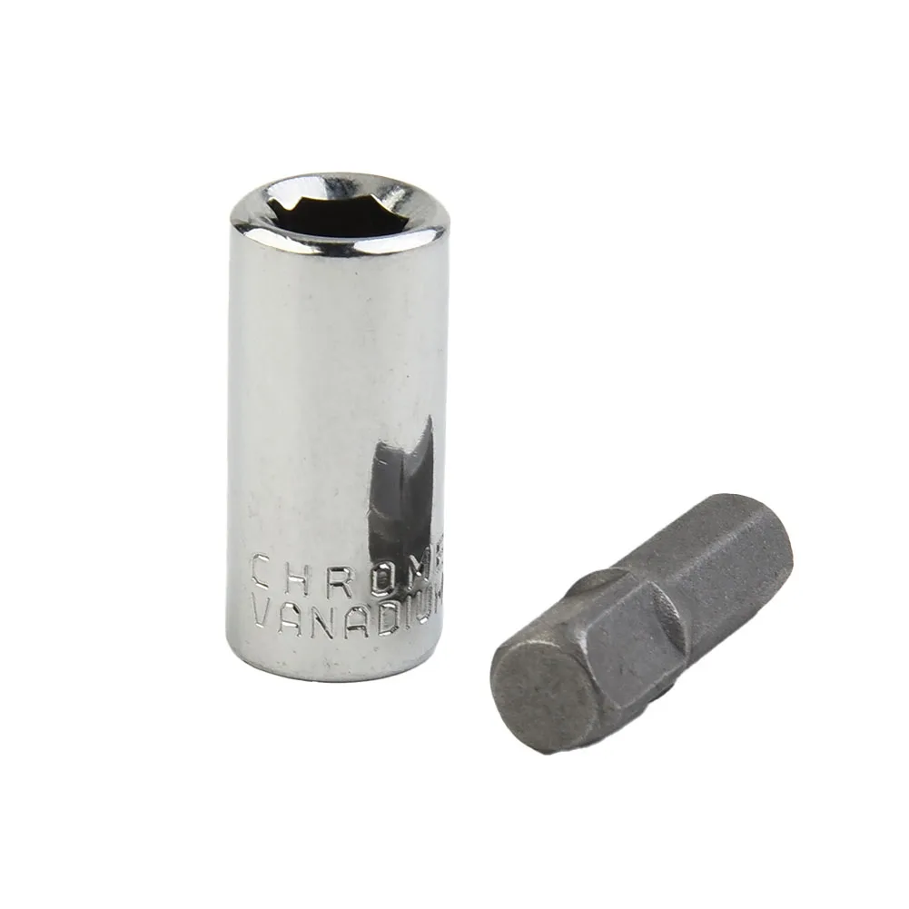 2pcs Impact Driver Drill Socket Adapter Converter Set Hex Shank To Square Driver Tool Accessories Chrome Vanadium Steel 25mm
2pcs Impact Driver Drill Socket Adapter Converter Set Hex Shank To Square Driver Tool Accessories Chrome Vanadium Steel 25mm
