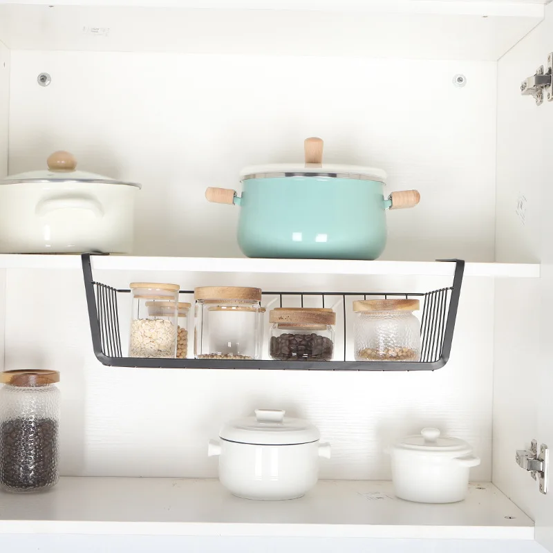 Black Kitchen Organizer Steel Storage Shelf Under Cabinet Kitchen Accessories Durable Kitchen Basket Table Organizer Wall Shelf
Black Kitchen Organizer Steel Storage Shelf Under Cabinet Kitchen Accessories Durable Kitchen Basket Table Organizer Wall Shelf