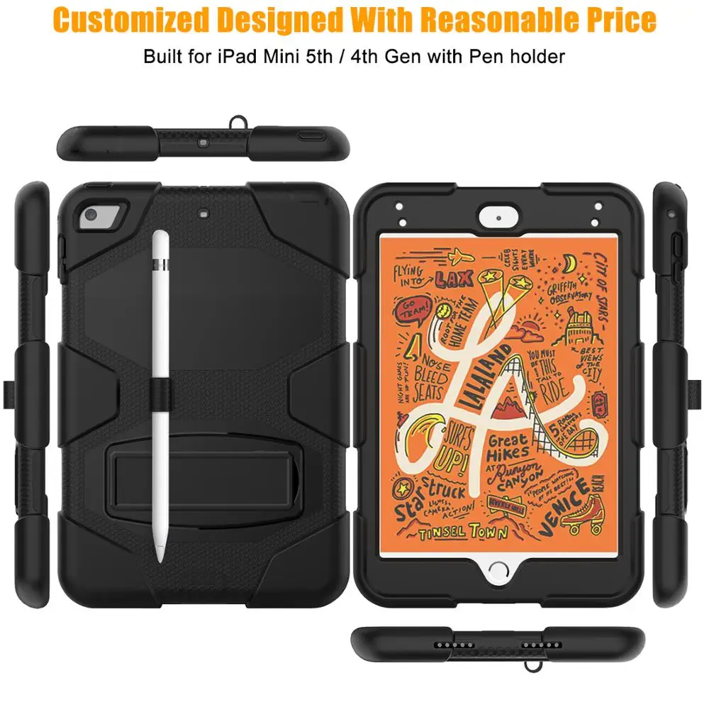 Foldable kickstand case for ipad mini 4 5 cases in 2015 2019 
Foldable kickstand case for ipad mini 4 5 cases in 2015 2019