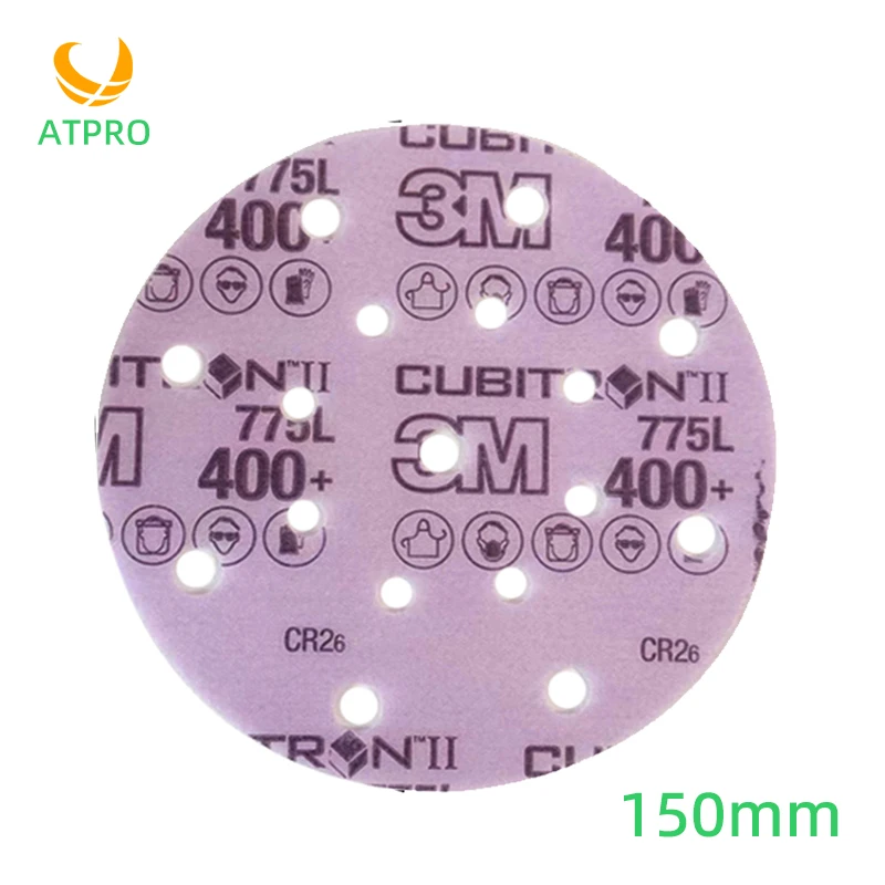 3M775L Soft Film Sanding Dish 6 "17 Holes Dry Sanding Paper Ceramic Purple Sand Skin 150mm Round Fender Car Grinder
3M775L Soft Film Sanding Dish 6 "17 Holes Dry Sanding Paper Ceramic Purple Sand Skin 150mm Round Fender Car Grinder