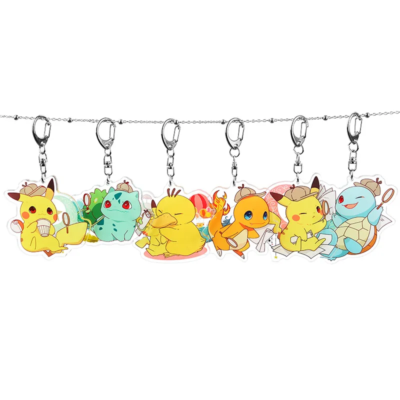 Pokemon Japanese anime Pikachu Kawaii keychain movable doll school bag pendant car house decorations children's toy gift
Pokemon Japanese anime Pikachu Kawaii keychain movable doll school bag pendant car house decorations children's toy gift