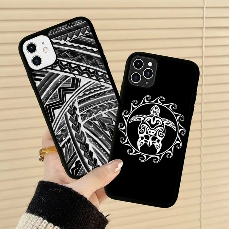 Maori polynesian samoan tribal Phone Case Silicone PC+TPU Case for iPhone 11 12 13 Pro Max 8 7 6 Plus X SE XR Hard Fundas
Maori polynesian samoan tribal Phone Case Silicone PC+TPU Case for iPhone 11 12 13 Pro Max 8 7 6 Plus X SE XR Hard Fundas