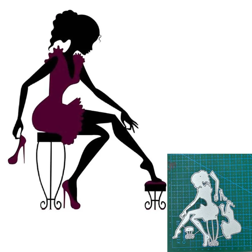 Metal Cutting Dies beautiful woman Decoration Scrapbook Paper Craft Knife Mould Blade Punch Cut Embossing Stencils 2023
Metal Cutting Dies beautiful woman Decoration Scrapbook Paper Craft Knife Mould Blade Punch Cut Embossing Stencils 2023