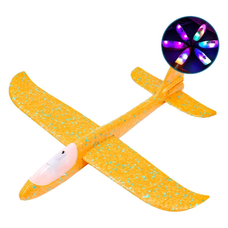 Flight Glider LED Ligths Aircraft Party Favor Manual Throwing Model Childlike Outdoor Plane Toys Plane Jet Fly at Night 2022 New
Flight Glider LED Ligths Aircraft Party Favor Manual Throwing Model Childlike Outdoor Plane Toys Plane Jet Fly at Night 2022 New