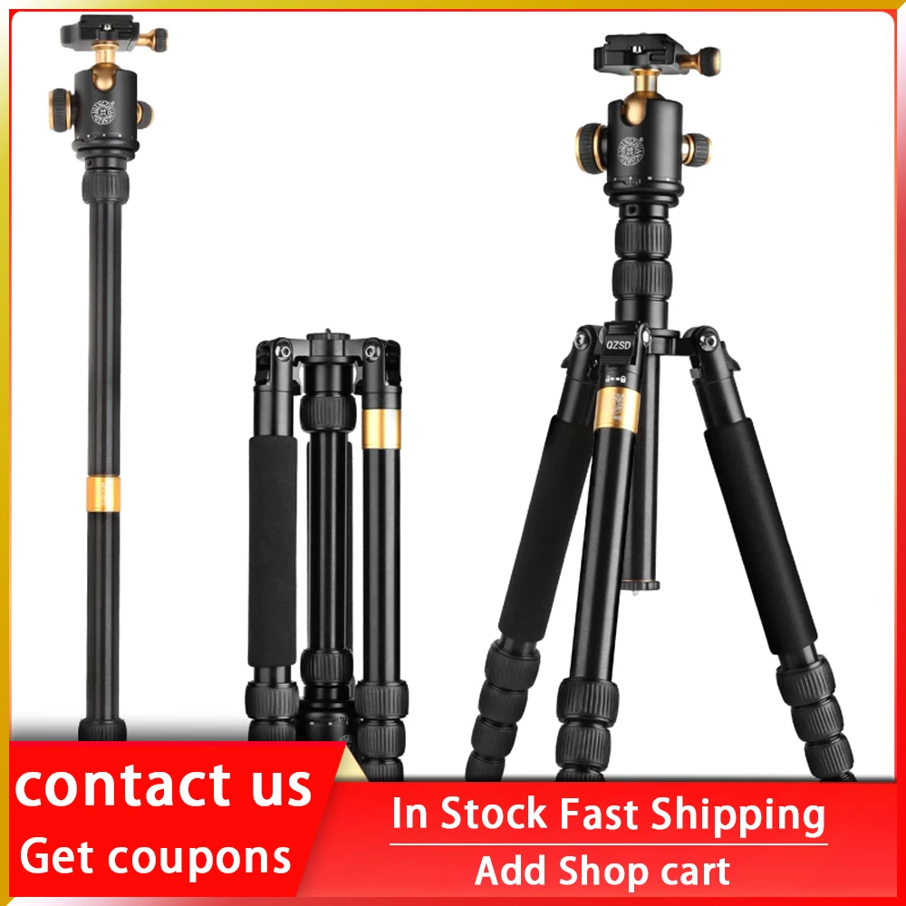 QZSD Q668 Aluminum Tripod with BallHead 1/4 Quick Release Plate for Dslr Camera Mobile Phone For Travel Dslr Camera Mobile Phone
QZSD Q668 Aluminum Tripod with BallHead 1/4 Quick Release Plate for Dslr Camera Mobile Phone For Travel Dslr Camera Mobile Phone