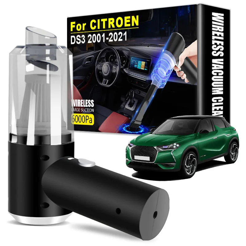 Handheld Car Cordless Vacuum Cleaner for Car Cleaning Automotive Products Auto Goods Home Appliance For Citroen DS3 2001-2021
Handheld Car Cordless Vacuum Cleaner for Car Cleaning Automotive Products Auto Goods Home Appliance For Citroen DS3 2001-2021