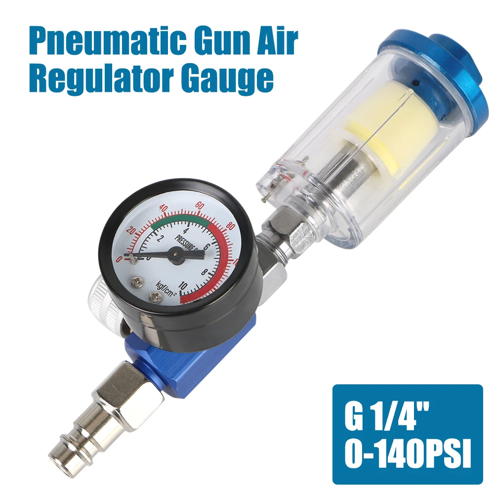 NICEYARD Spray Gun Air Regulator Gauge Pneumatic Tools For Airbrush Oil-Water Separator Filter 1/4" Thread EU Adapter
NICEYARD Spray Gun Air Regulator Gauge Pneumatic Tools For Airbrush Oil-Water Separator Filter 1/4" Thread EU Adapter