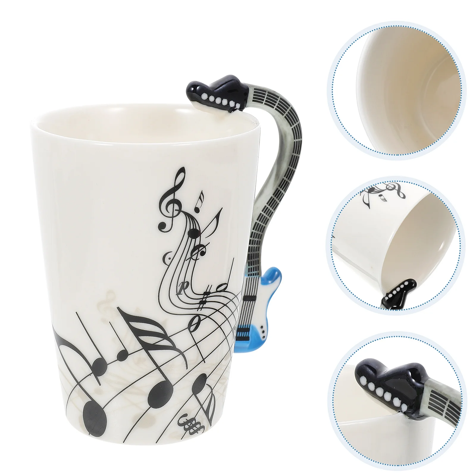 Mug Cup Coffee Ceramic Guitar Mugsmusicalfun Tea Cups Novelty Musician Water Handle Instrument Note Drinking Lover Tumbler
Mug Cup Coffee Ceramic Guitar Mugsmusicalfun Tea Cups Novelty Musician Water Handle Instrument Note Drinking Lover Tumbler