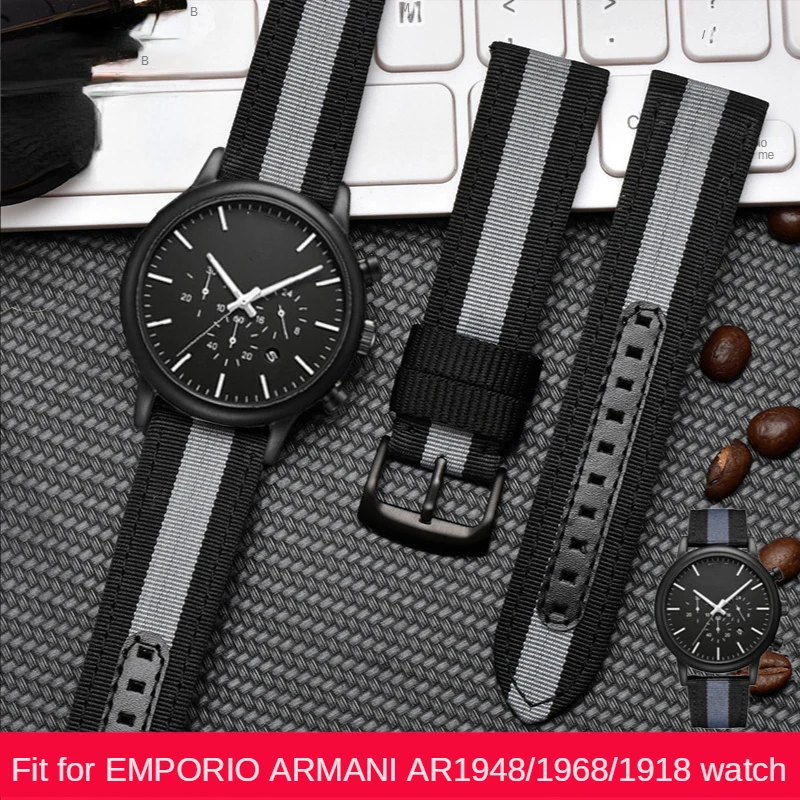 Мужской холщовый ремешок для наручных часов, браслет для часов Armani ar1988, AR1918, Луиджи, аксессуары для часов, 20 мм 22 мм
Мужской холщовый ремешок для наручных часов, браслет для часов Armani ar1988, AR1918, Луиджи, аксессуары для часов, 20 мм 22 мм
