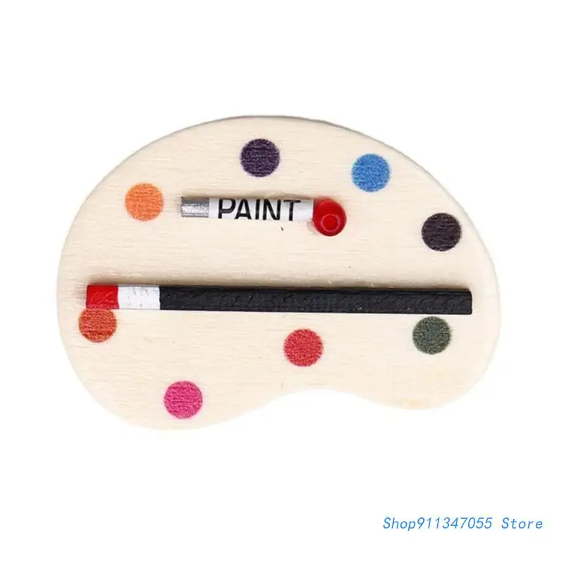 1/12 for Doll House Accessories Mini Color Mixer Palette DIY Design Model Layout Drop shipping 
1/12 for Doll House Accessories Mini Color Mixer Palette DIY Design Model Layout Drop shipping