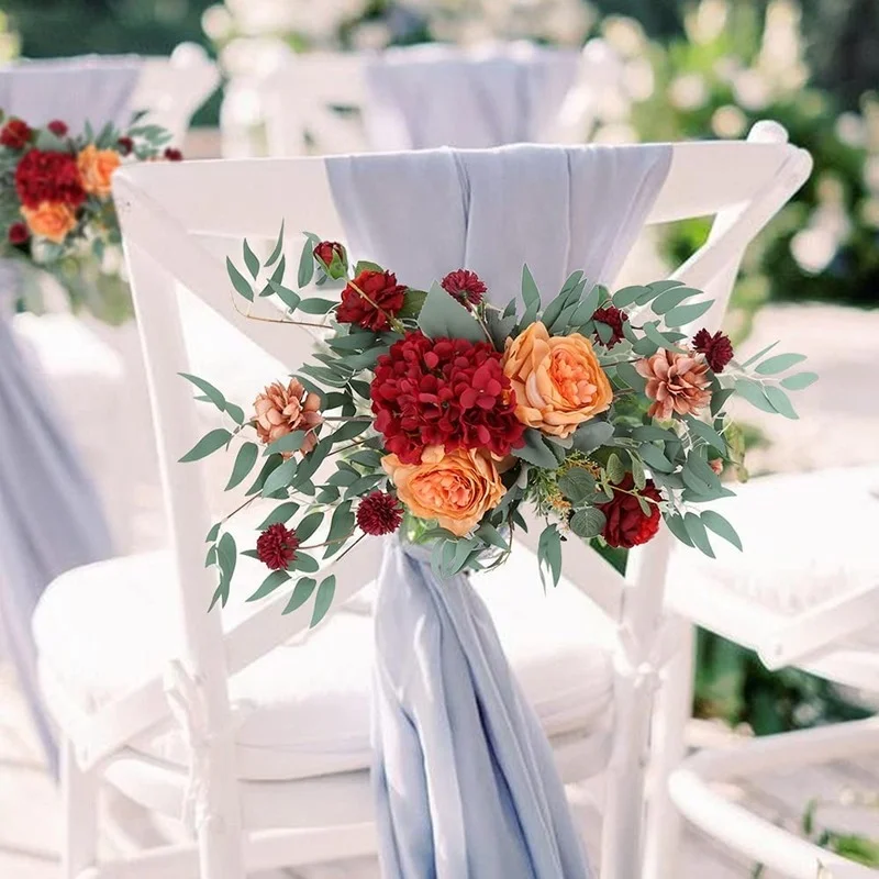 2 Piece Wedding Arch Floral Kit Faux Flowers for Wedding Arch Ceremony Sign Wedding Chairs Outdoor Scene Arrangement
2 Piece Wedding Arch Floral Kit Faux Flowers for Wedding Arch Ceremony Sign Wedding Chairs Outdoor Scene Arrangement
