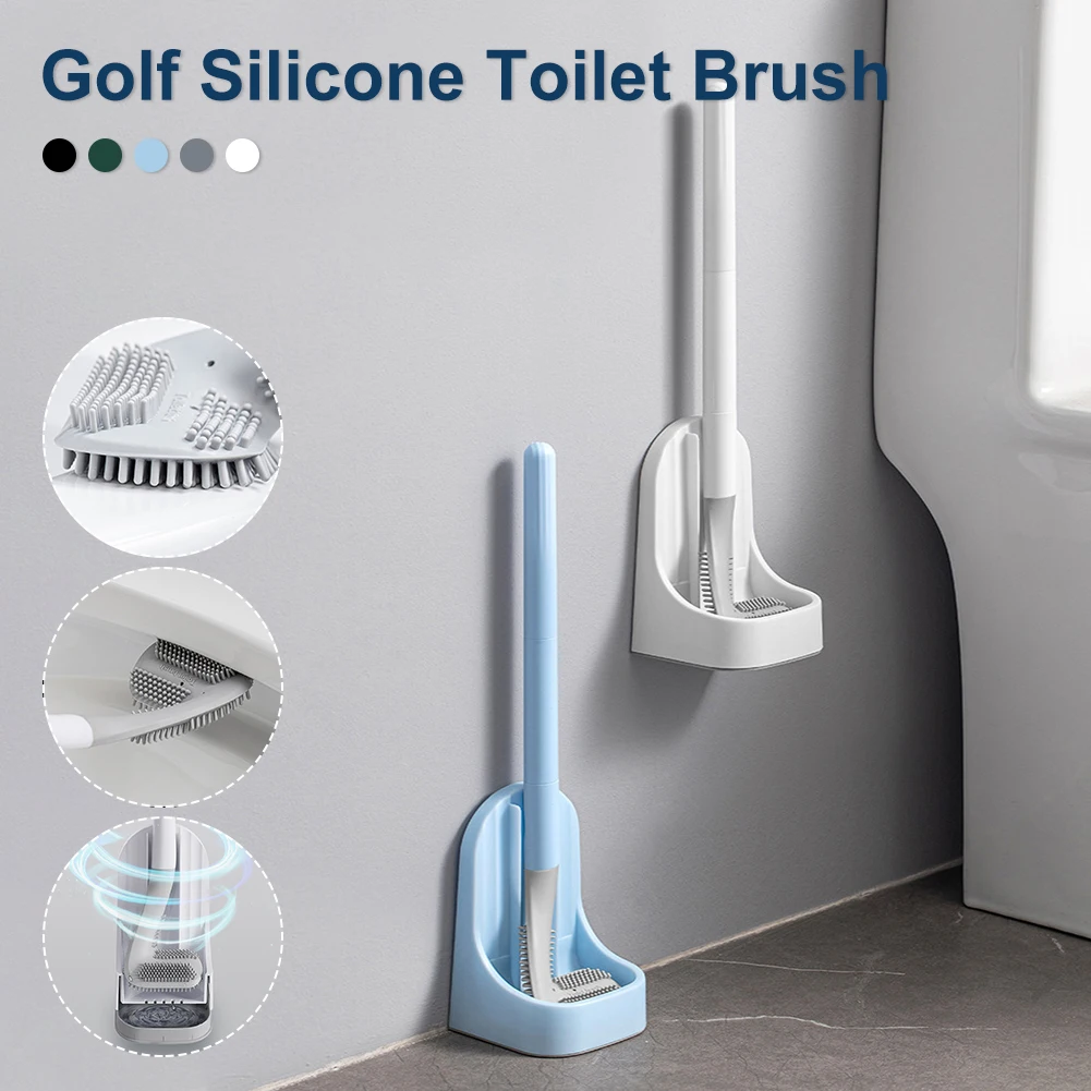 Silicone TPR Toilet Brush Toilet Bowl Brush With Holder Wall Hanging Toilet Brush Soft Bristles Brush Household Cleaning Tools
Silicone TPR Toilet Brush Toilet Bowl Brush With Holder Wall Hanging Toilet Brush Soft Bristles Brush Household Cleaning Tools